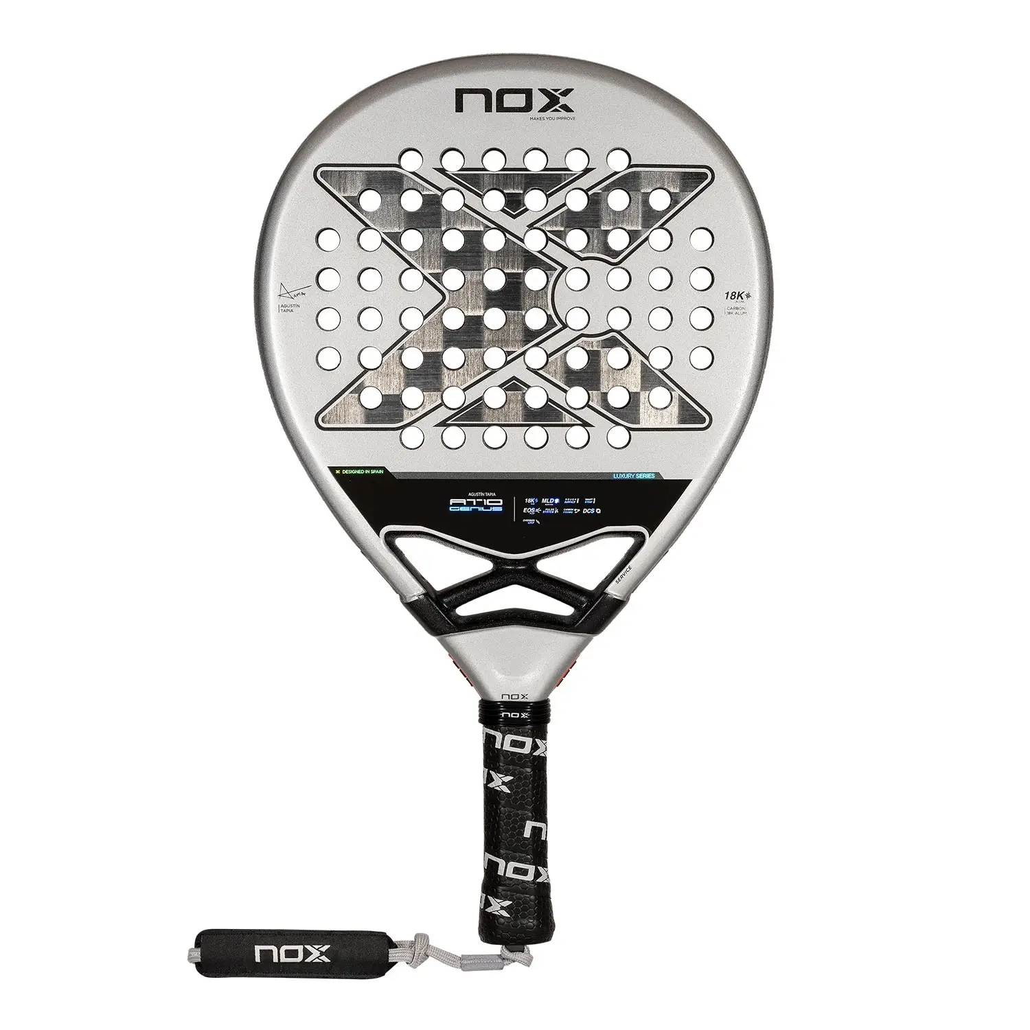 Pala de Pádel Nox AT Genius Attack 18K-24