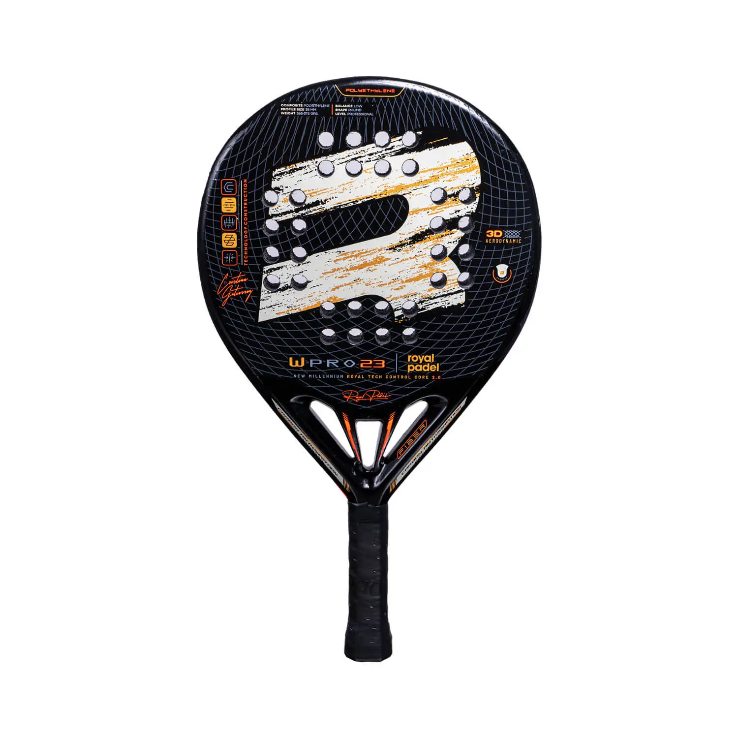 Pala de Pádel de la marca Royal Padel modelo W Pro 23 Carbono