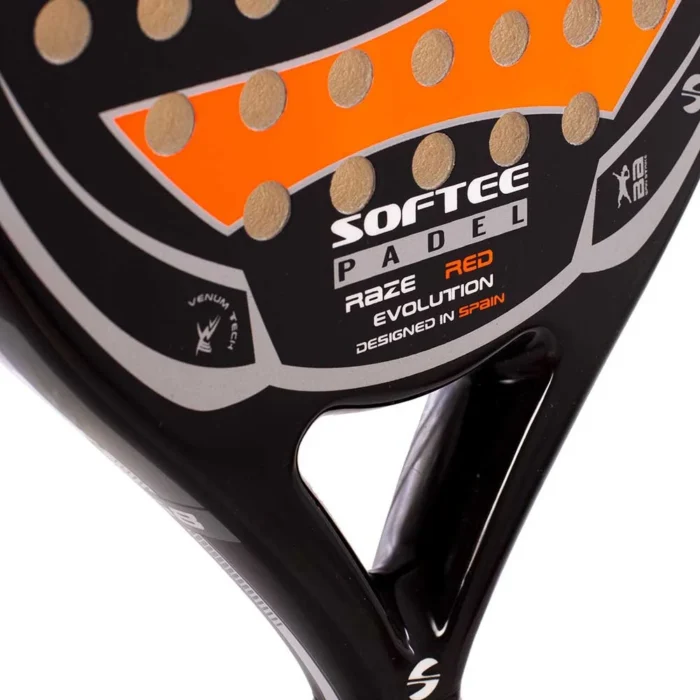 Pala de Pádel de la marca Softee Pro Master modelo Evolution Roja