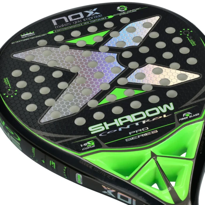 Pala de Pádel de la marca Nox modelo Shadow Control Fiber