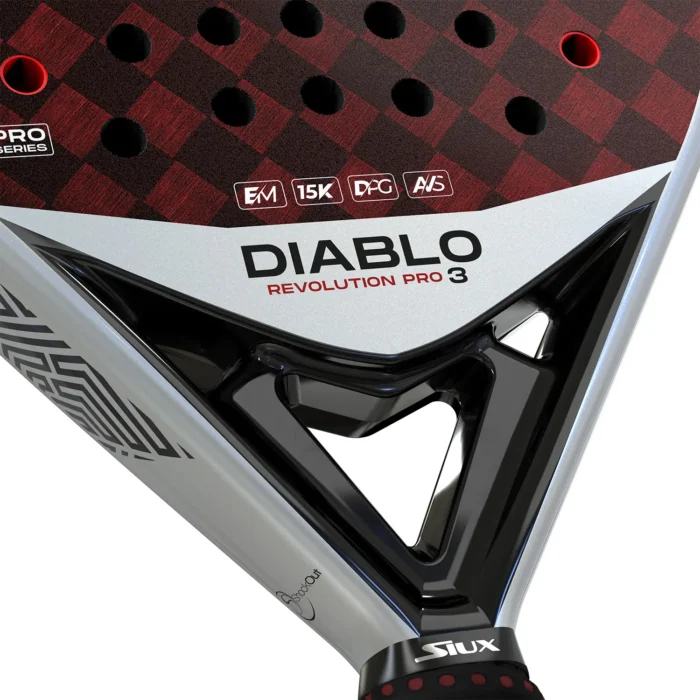 Pala de Pádel de la marca Siux modelo Diablo Revolution Sanyo Pro 3